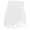 White, variant on Women's Tutu Adult Lace Up Style Bag Hip Chiffon Short Training Skirt Matching Skirt,Women's Skirts(Black)