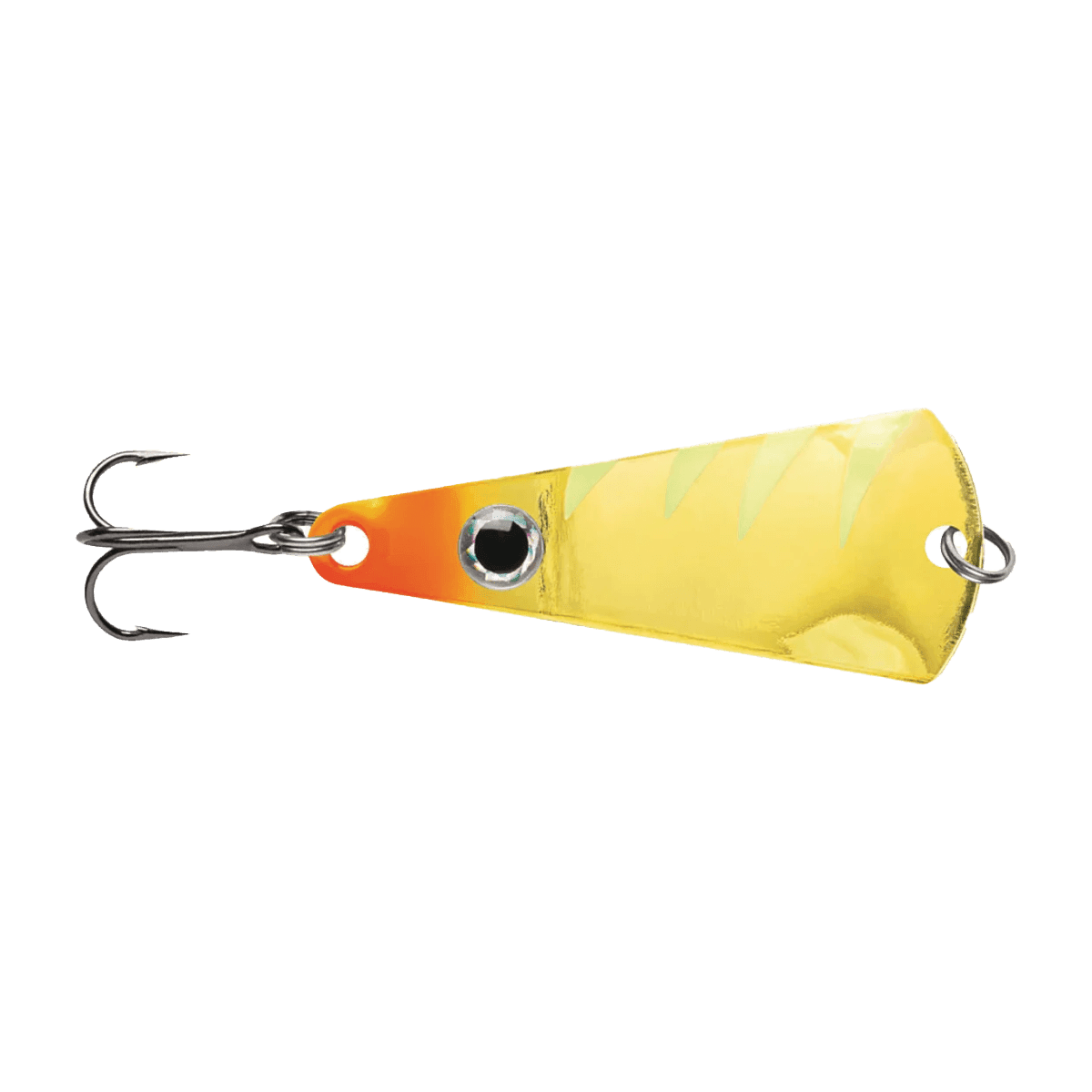 VMC Tingler Spoon 1/16 oz Glow Black Wonderbread Fishing Lure