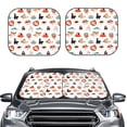 thumbnail image 2 of Saiise funny cats celebrating Valentine's Day for Foldable Car Sun Shades (2-Pack) Offer Sun Protection with an Easy-fold Design for Convenient Windshield Shading-Large, 2 of 6