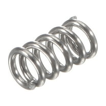 3mmx0.5mmx5mm 304 Stainless Steel Compression Spring 15.7N Load Capacity, 10pcs