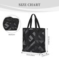 thumbnail image 2 of Single Shoulder Bag Convenience Bag 19.6×15.7×5.9in Light And Weight-Free Main Pocket Large Portable And Single Shoulder Back Dark Gray Geometric Patterns_1 (3), 2 of 7