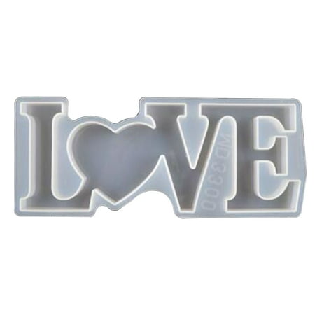 

Tfalo Candy Molds Silicone Live Letter Mold Set-Up Diy Handmade Crystal Glue Love Life English Combina Silicone Molds