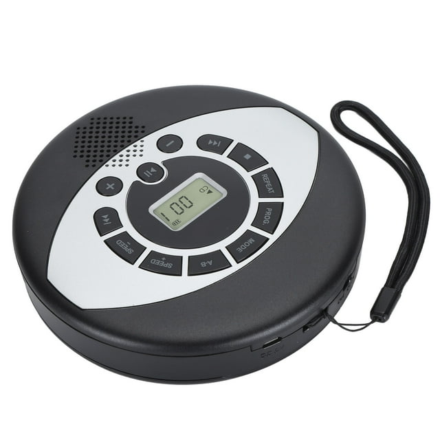 Reproductor de CD Portátil, Reproductor de CD Recargable USB admite la Inserción de Auriculares Multifunción para el Hogar