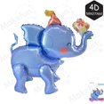 thumbnail image 5 of Globos de aluminio de unicornio 4D con soporte de elefante para animales para niños y niñas, decoración para fiestas de cumpleaños de unicornio, suministros para baby shower, 5 of 5