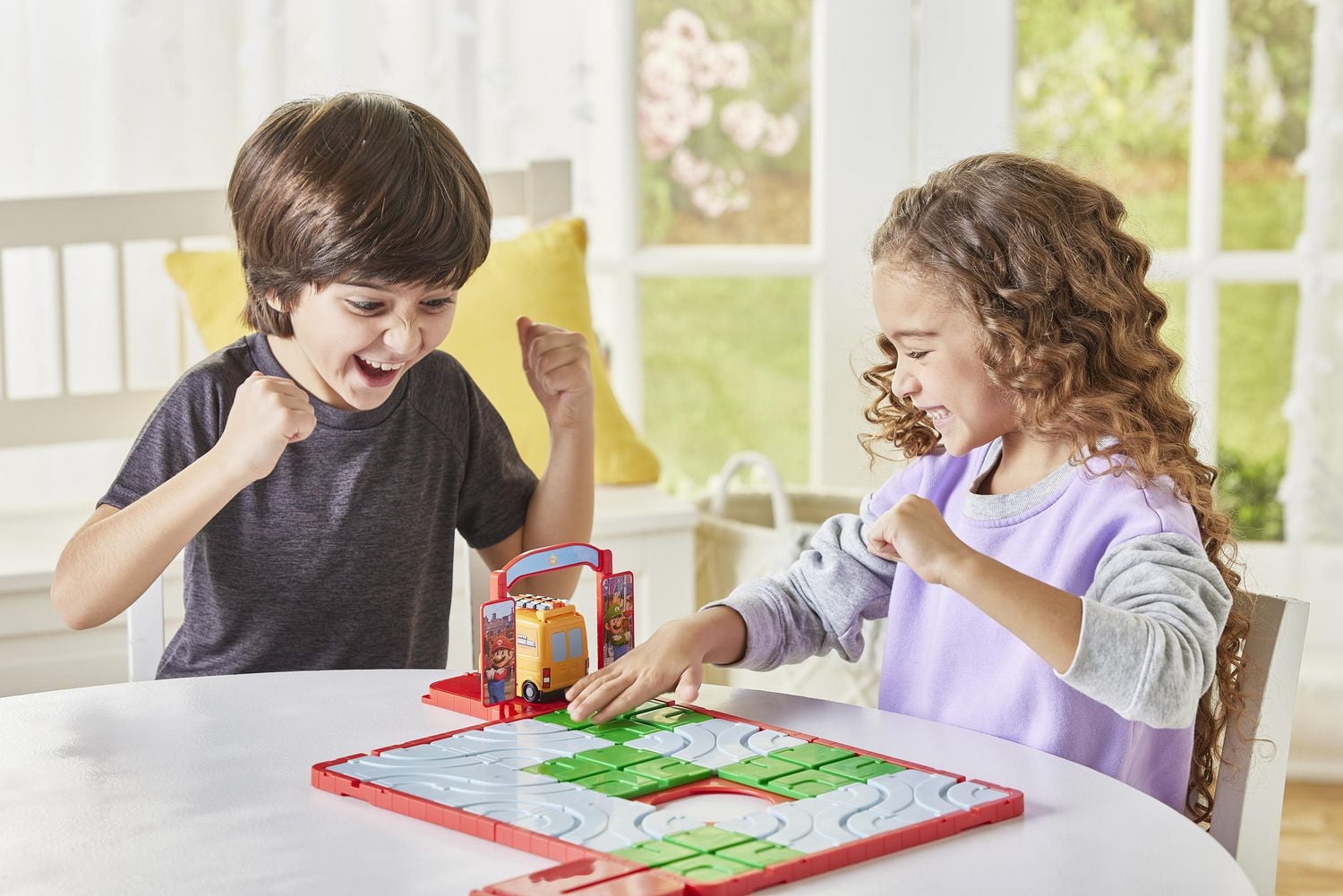 Epoch Games Super Mario Route 'n Go, Tabletop Skill and Action Game for Ages 5+, Tabletop Skill Game