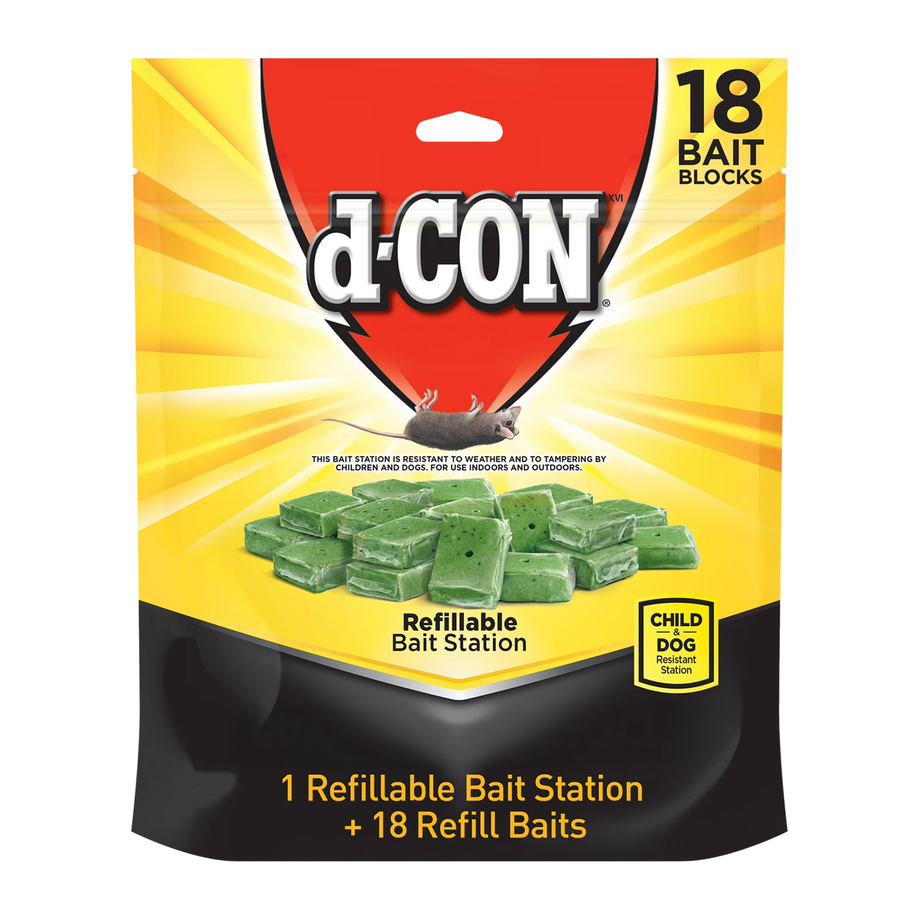 d-CON Refillable Corner Fit Mouse Bait Station photo 1