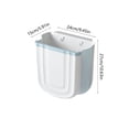 thumbnail image 3 of Collapsible Hanging Trash Can for Kitchen Cabinet Door, Plastic Foldable Waste Bin, Small Wall Mounted Garbage Bin for Kitchen, Bathroom, Bedroom Countertop, 3 of 6