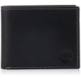 thumbnail image 1 of Cartera de cuero para hombre Timberland con bolsillo abatible, negro, 1 of 7