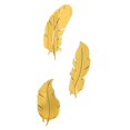thumbnail image 6 of 3D Feather Family Wall Decor, Acrylic Wall Stickers for Living Room, Mirror Wall Decor, Modern Style, 6 of 7