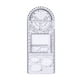 thumbnail image 1 of Regla geométrica multifuncional, plantilla de dibujo geométrico portátil, regla de dibujo de plástico con escala transparente para diseñador de estudiantes de artista AweSitey EL010930-00, 1 of 5