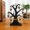 Black, variant on Halloween Skeleton Tree Decoration with Skull Ornaments, Metal Spooky Display Stand for Outdoor Yard Lawn Garden and Indoor Home Tabletop Halloween Decor, Haunted House Party Accessories