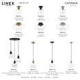 thumbnail image 6 of Livex Lighting - Catania - 1 Light Semi-Flush Mount In Transitional Style-8.25, 6 of 9