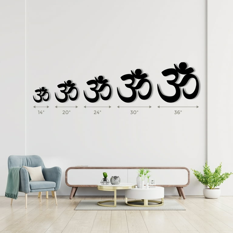 Vintage Tin Sign - 8x12 Inch Metal Wall Decor With Mindfulness Quote, For Home, Office, Yoga Studio (Pre-Drilled)