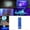 Blue, variant on Jacenvly Valentines Day Decorations Mini Aluminum Ultra Violet 9 Led Flashlight Blacklight Torch Light Lamp