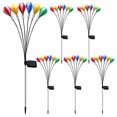 thumbnail image 1 of 6pcs 6LED luces solares de globo de aire caliente para la decoración del césped del camino del patio del jardín, 1 of 8
