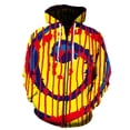 thumbnail image 1 of Sudadera con capucha y cremallera con estampado artístico 3D para hombre y niño, jersey con estampado geométrico abstracto, estilo Harajuku, de manga larga, 1 of 6