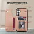 thumbnail image 4 of Compatible with Samsung Galaxy A14 5G Case Wallet with Card Slot Flip Leather Mandala  Clasp Protective Phone Case for Samsung Galaxy A14 Case Wallet(Rose Gold-6.6 inch), 4 of 6