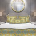 thumbnail image 2 of Designart 'Glam Flowers Decorative' Glam Duvet Cover Set, 2 of 4