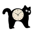 thumbnail image 3 of Reloj de pared de gato, reloj de pared acrílico, reloj de gato que no es , reloj decorativo para habitación para niños, oficina, salón de estar 30cmx24cm, 3 of 8