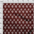 thumbnail image 2 of oneOone Georgette Viscose Fabric Leaves & Floral Block Decor Fabric Printed BTY 42 Inch Wide, 2 of 5