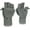 Grey(thumb With Cap), variant on Winter Fingerless Gloves for Women Men Half & Full Glitter Knitted Mittens Thumb with Cap Convertible Thermal Mitten