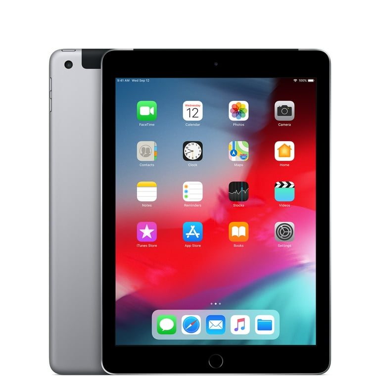 Restored 2018 Apple 9.7-inch iPad Wi-Fi + Cellular 32GB