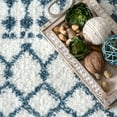 thumbnail image 3 of nuLOOM Barbara Moroccan Shag Area Rug, 7' 10" x 10', Blue, 3 of 4