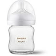 thumbnail image 2 of Philips Avent Glass Natural Baby Bottle with Natural Response Nipple, 4oz Bottle, SCY910/01, 2 of 15