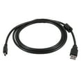thumbnail image 2 of 2X Camera USB Data Cable Cord Lead for D7000 D700 D300S D3100 -E4,2 x Camera Data Cable (Non-),Black, 2 of 8