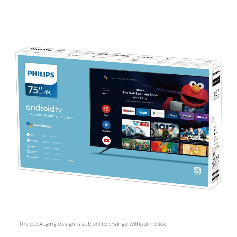 TV LED 75'' Philips Ambilight 75PUS8118 4K UHD HDR Smart Tv - TV