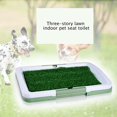 thumbnail image 2 of 3 Layers Large Dog Pet Potty Training Pee Pad Mat Puppy Tray Grass Toilet, 2 of 7