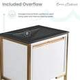 thumbnail image 5 of Marseille 24 in. White Bathroom Vanity With Black, 3-Hole Ceramic Sink Top, 5 of 12