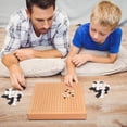 thumbnail image 5 of GSE Games & Sports Expert 12" Wooden Go Board Game Set with Storage Drawers and Plastic Stones, 5 of 8
