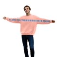 thumbnail image 6 of Valentines Sweatshirts For Women I Love You This Much Pullover Valentine'S Day Couples Plus Size Crewneck Sweatshirt, 6 of 8
