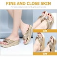 thumbnail image 5 of HEMOTON Women's Platform Beach Sandals, Comfortable Indoor and Outdoor -On Slippers for, 5 of 8