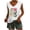 White, variant on Vmvidoty V Neck Tank Tops for Women Dressy Casual Sleeveless Blouses Floral Summer Tops Khaki XXL