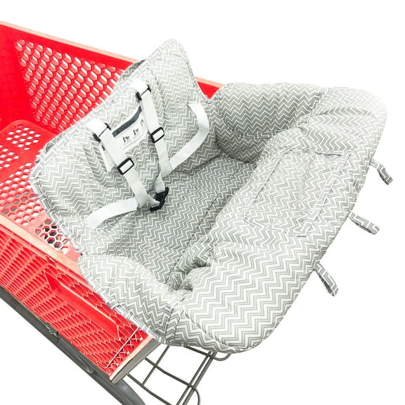 moobody Shopping Cart Cover with Comfortable Cushion and Convenient Phone Holder for Babies and Toddlers