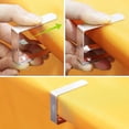thumbnail image 4 of Paquete de 8 abrazaderas de acero inoxidable para manteles (4 cm), 4 of 5