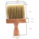 thumbnail image 3 of Plumero de cuello para barbero con cerdas suaves y mango de madera para peluquerías profesionales y uso doméstico., 3 of 5