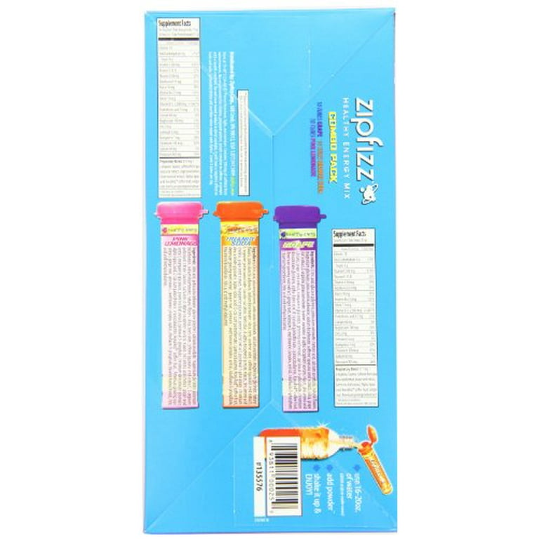 Zipfizz Healthy Energy Drink Mix, Variety Pack, 30 Tubes, Low Carb