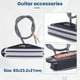 thumbnail image 4 of Dual Hot Rail Blaster Humbucker Pickups for Stratocaster ST Tele Strat Squier Electric Guitar,silver, 4 of 5