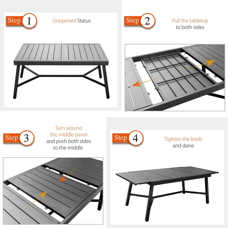 Walmart 9 piece outdoor dining online set