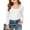 White, variant on HNMKIU Girls Long Sleeve Shirts Ribbed Layering Tops U Neck Slim Fit Basic Tee Undershirts Soft Stretchy For Ages 5-16 Years Grey,5-6 Years