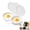 White, variant on 2026 New Dual Cavity Microwave Egg Poacher With Lid & Handle – 2-Egg Cooker, Oil-Free, Food-Grade PP, Versatile Breakfast Essential