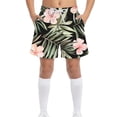 thumbnail image 2 of Favoffer Big Boys Swim Trunks Fashion Hawaii Print Beach Shorts Breathable Loose Fit Practical Bottoms With Pockets For Seaside Surfing Holiday Trip 4-15Y, 2 of 8