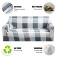 thumbnail image 4 of 1 2 3 4 Seater Printed Sofa Cover Couch Slipcover, Elastic Stretch Armchair / Loveseat / Couch Sectional Sofa Slipcover Furniture with 1 Pillowcase Protector Dog Pet, 4 of 11