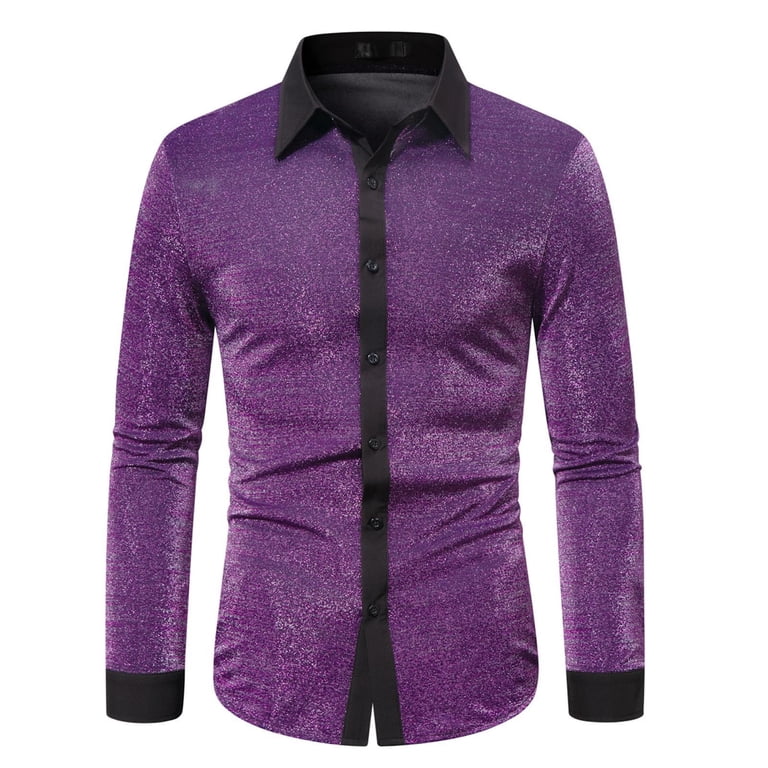 bright purple dress shirt goTIELESS Ultimate Dress Shirt (Lavender)