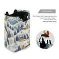 thumbnail image 3 of Yayeee Freestanding Laundry Hamper with Handle Collapsible Large Storage Basket for Clothes, Snowy Winter, 3 of 7