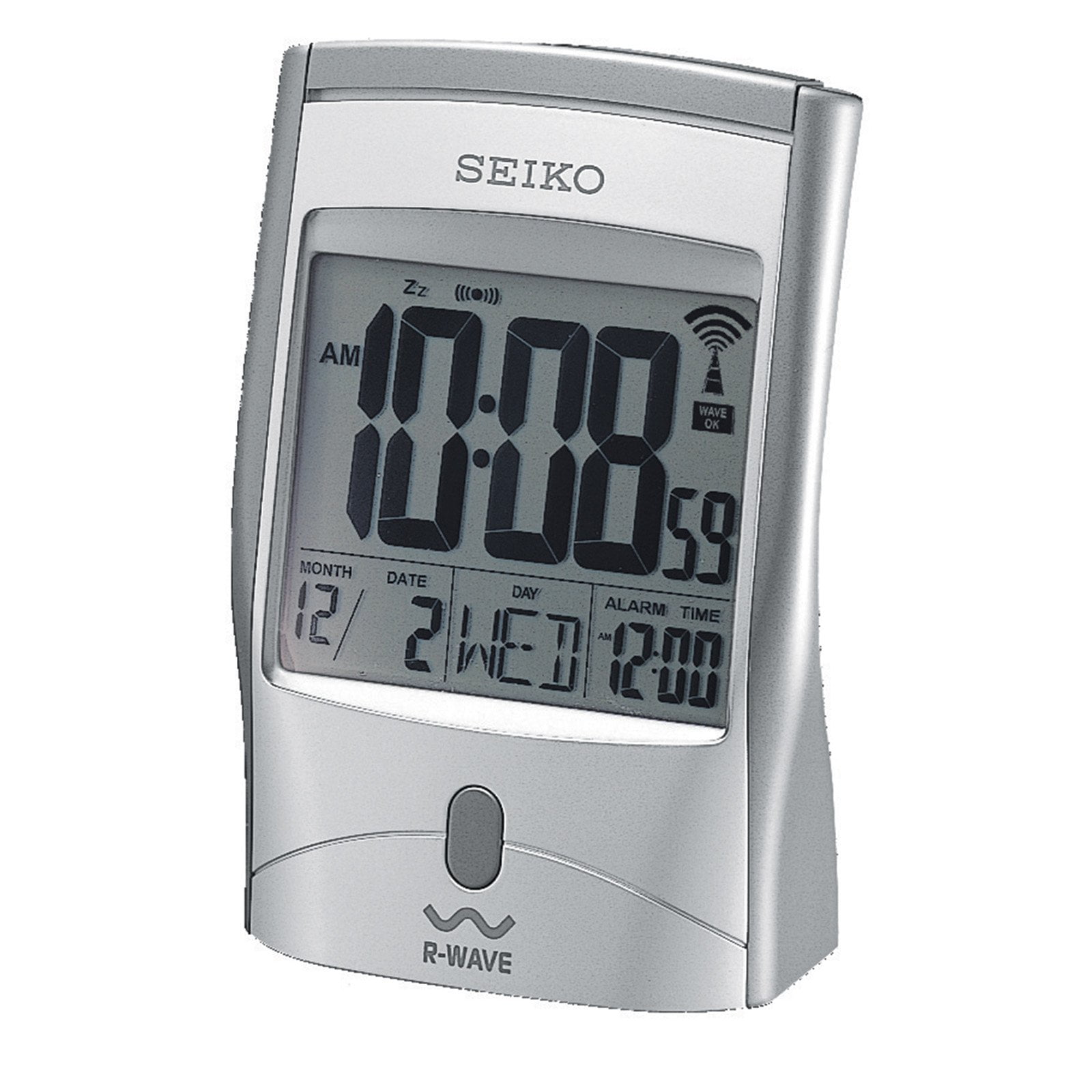 Seiko Get Up Glow R Wave Alarm Clock - Seiko Battery Powered Alarm Clock Seiko Get Up Glow R Wave Alarm Clock - Seiko Battery Powered Alarm Clock