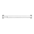 Graber White Curtain Sash Rod Flat LockSeam, Adjustable Width 28 to